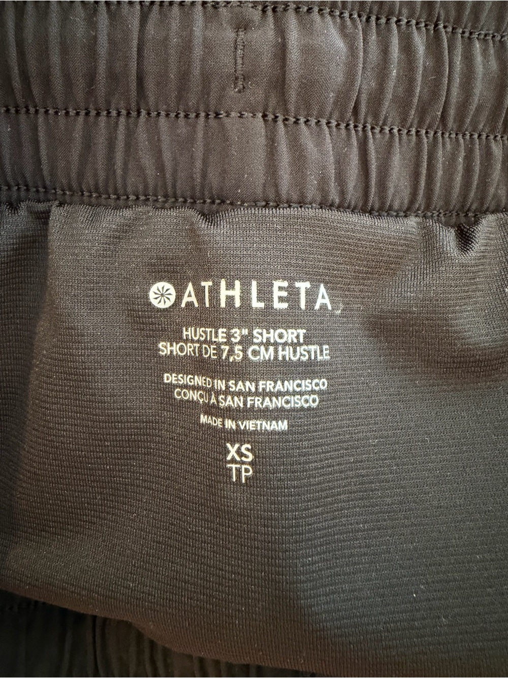 Athleta Hustle 3” Women’s Black Athletic Shorts - Lightweight Performance XS - Picture 3 of 3